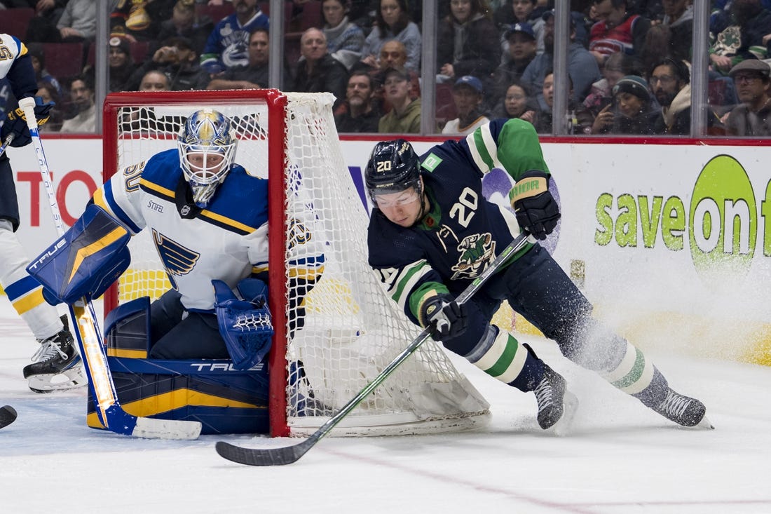 NHL Stripped Down Blues Canucks Battle Amid Rebuild