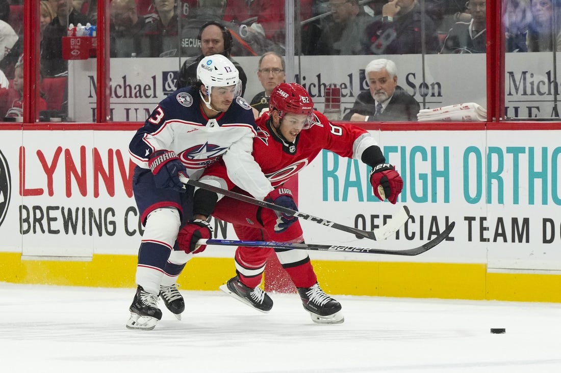 NHL: Martin Necas' 3-point Game Guides Hurricanes Past Jackets