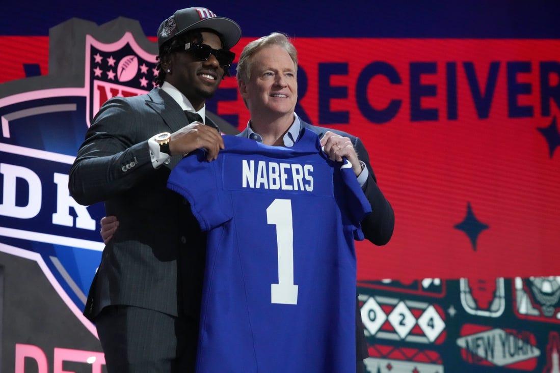 NFL Giants sign firstround pick Malik Nabers to reported 29.2M deal