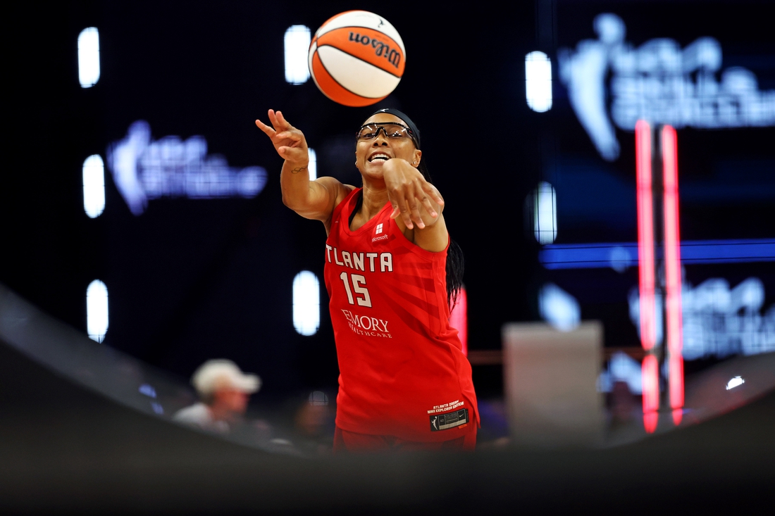 WNBA Dream G Allisha Gray sweeps 3point, skills competitions